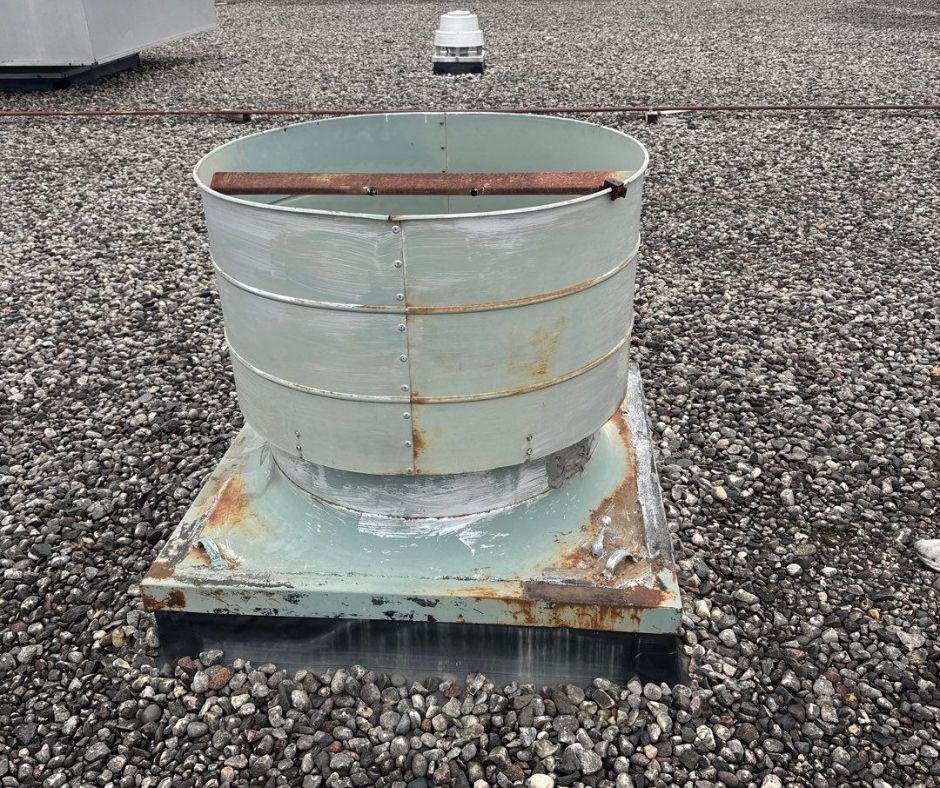 Roof protrusion.