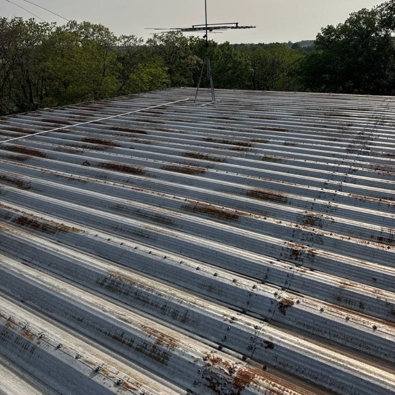 Rusting roof