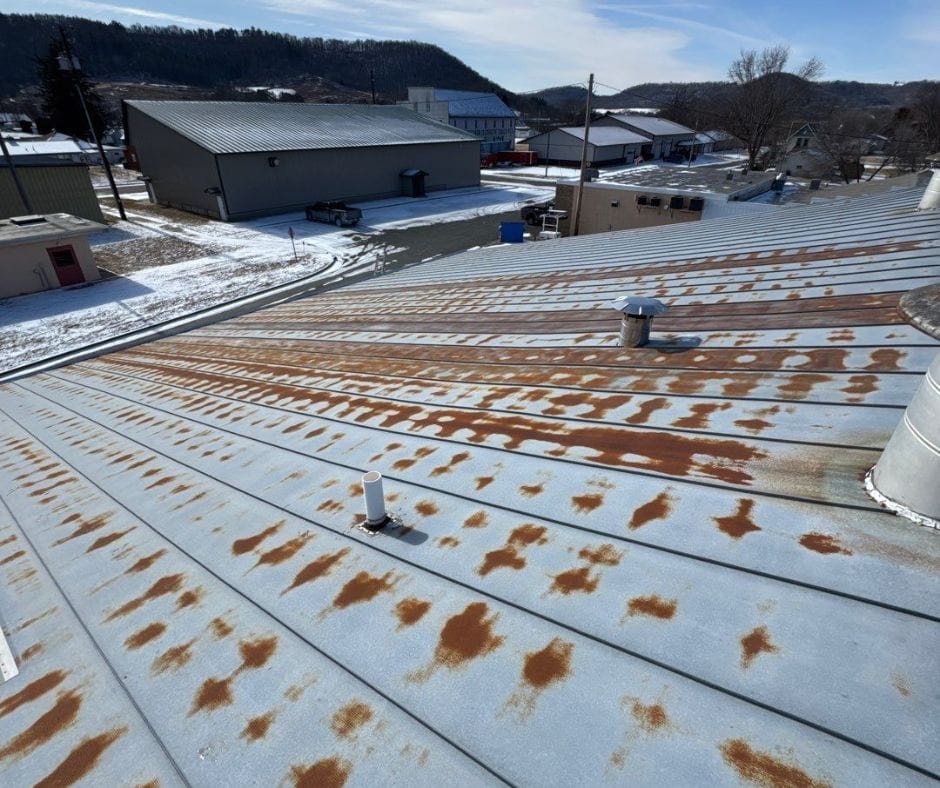 Rusting roof